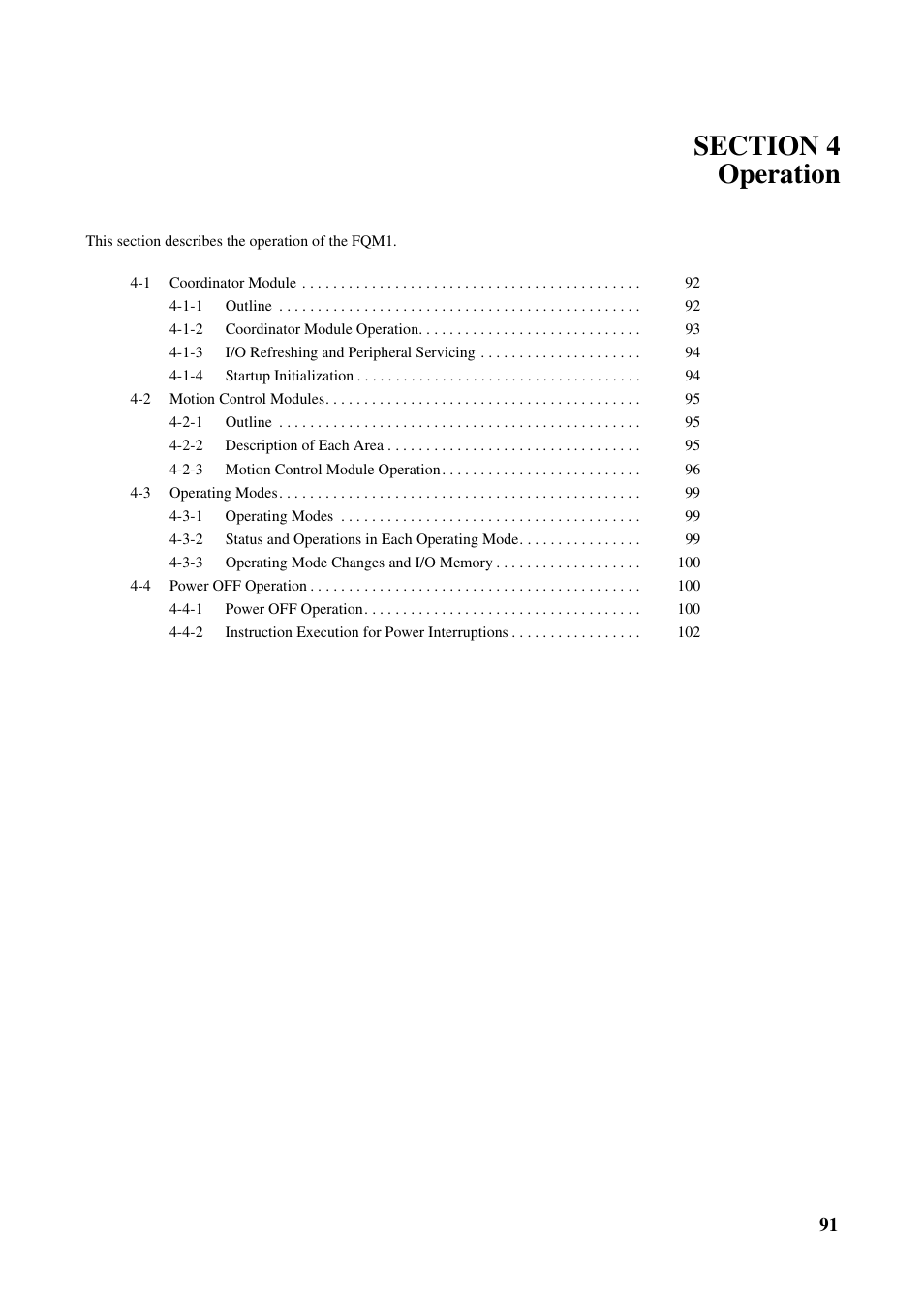 Section 4 operation | Omron HOME SECURITY SYSTEM - MOTION SENSOR FQM1-MMA21 User Manual | Page 114 / 414