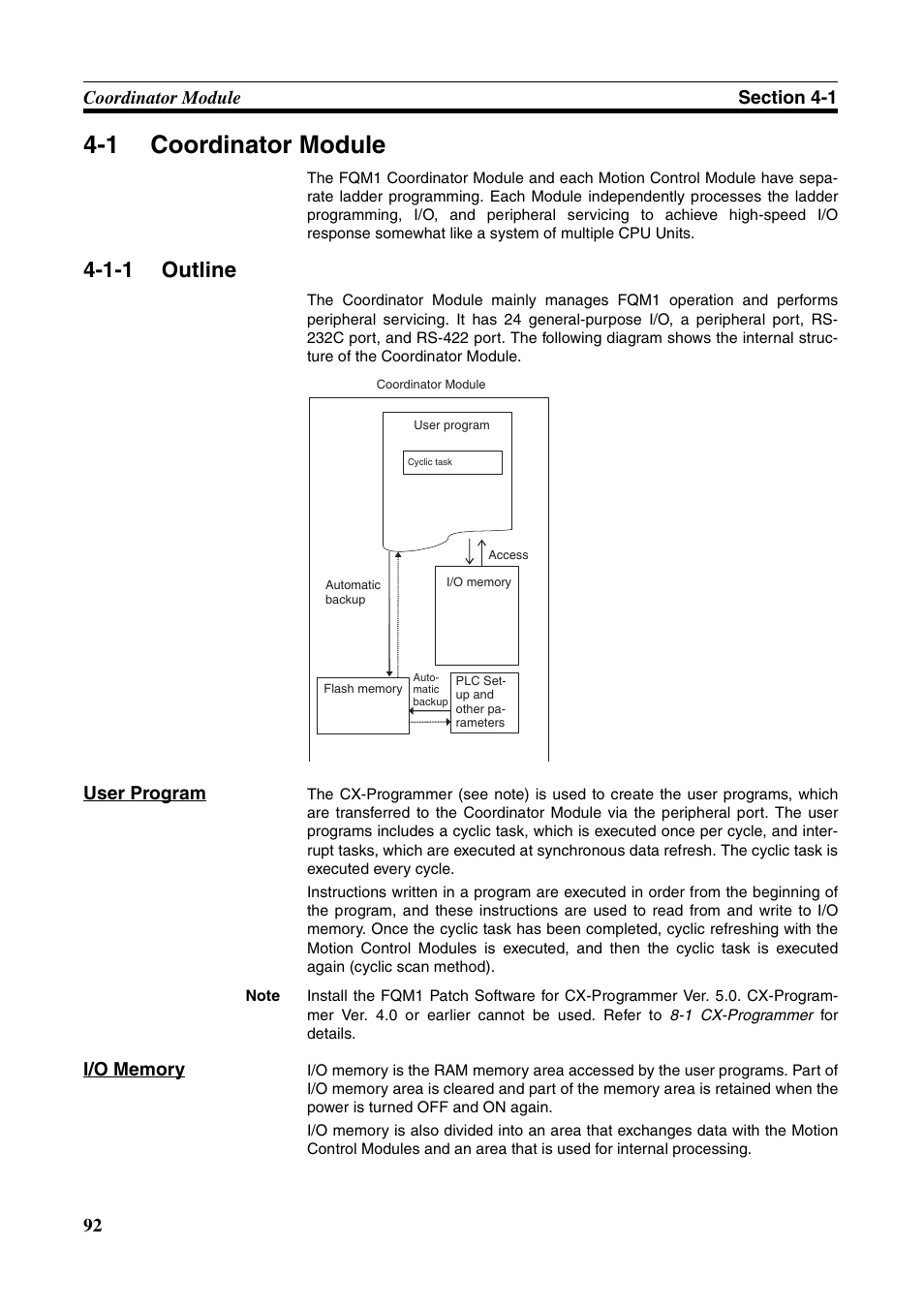 1 coordinator module, 1-1 outline, Coordinator module | Outline | Omron HOME SECURITY SYSTEM - MOTION SENSOR FQM1-MMA21 User Manual | Page 115 / 414