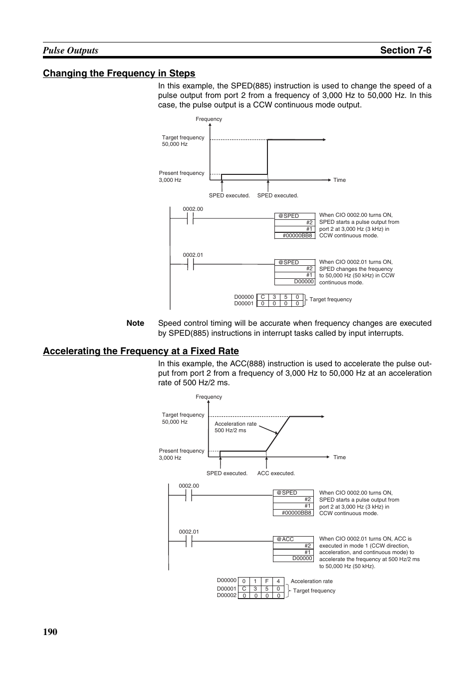 Accelerating the frequency at a fixed rate | Omron HOME SECURITY SYSTEM - MOTION SENSOR FQM1-MMA21 User Manual | Page 213 / 414