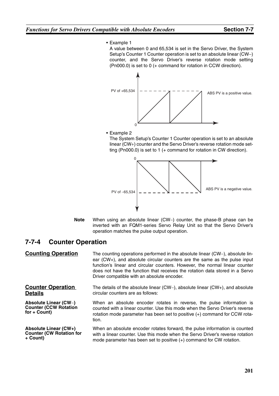 7-4 counter operation, Counter operation, Counting operation | Counter operation details | Omron HOME SECURITY SYSTEM - MOTION SENSOR FQM1-MMA21 User Manual | Page 224 / 414