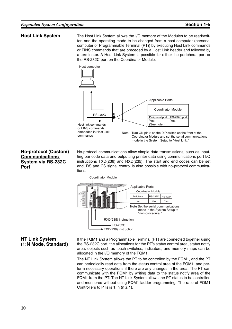 Nt link system (1:n mode, standard) | Omron HOME SECURITY SYSTEM - MOTION SENSOR FQM1-MMA21 User Manual | Page 33 / 414