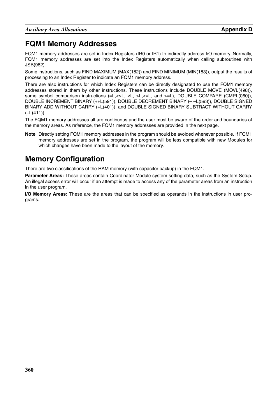 Omron HOME SECURITY SYSTEM - MOTION SENSOR FQM1-MMA21 User Manual | Page 383 / 414