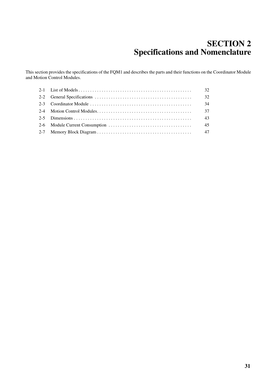 Section 2 specifications and nomenclature | Omron HOME SECURITY SYSTEM - MOTION SENSOR FQM1-MMA21 User Manual | Page 54 / 414