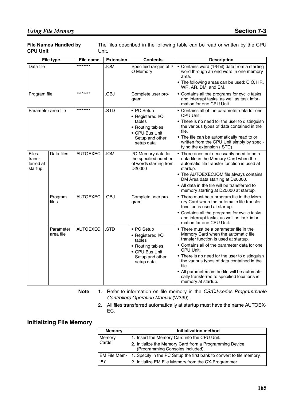 Omron W343-E1-07 User Manual | Page 186 / 317