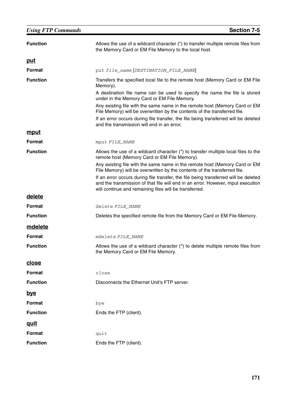 Omron W343-E1-07 User Manual | Page 192 / 317