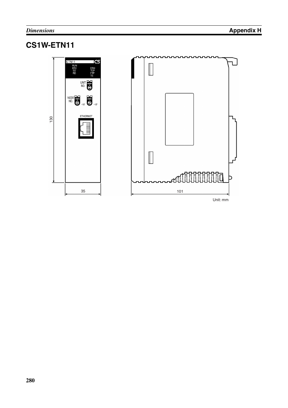 Cs1w-etn11 | Omron W343-E1-07 User Manual | Page 301 / 317