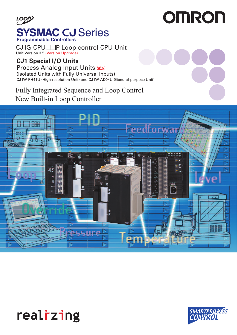 Omron Smart Process Control CJ-Series User Manual | 36 pages