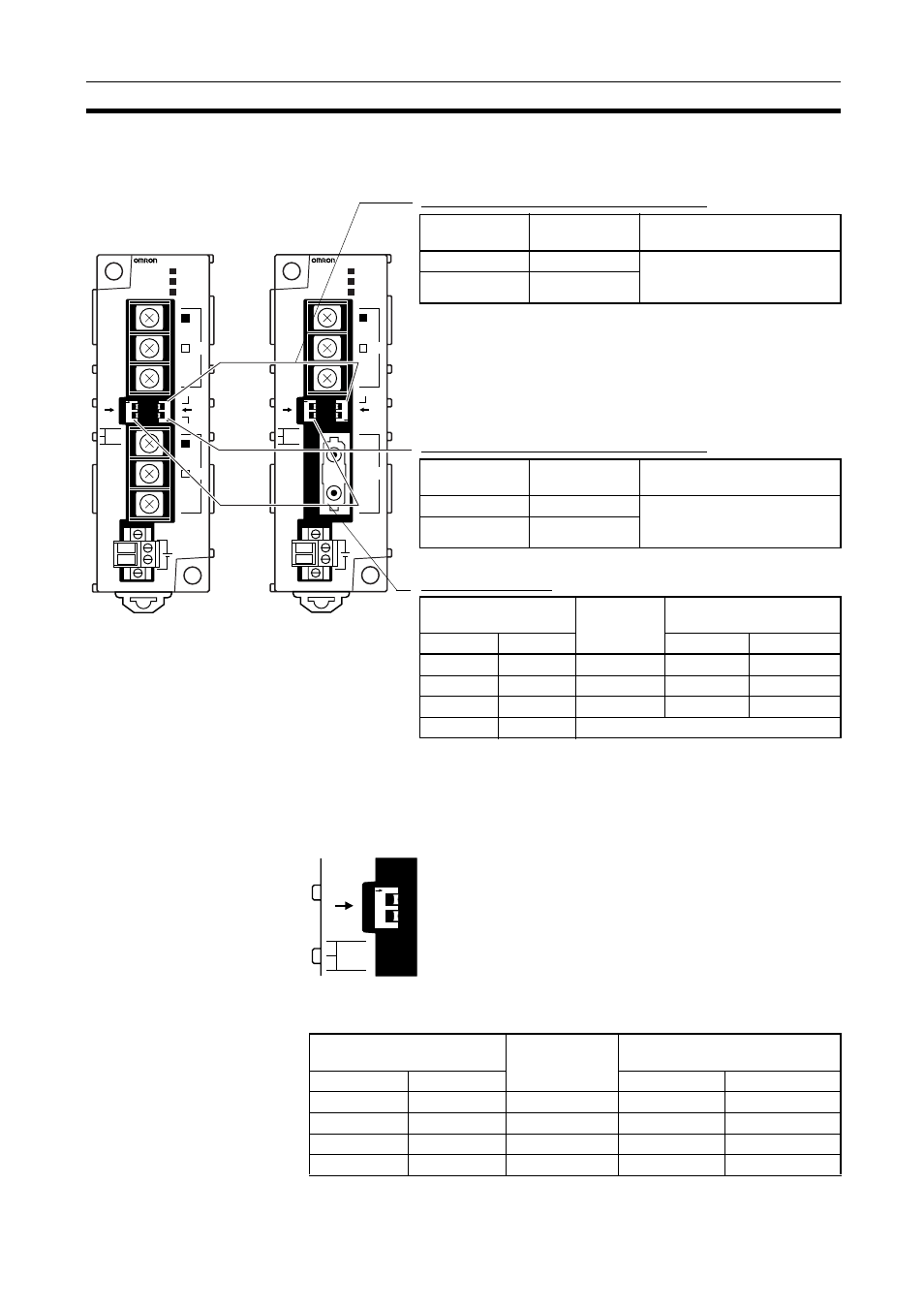 6-1 wire-to-wire repeater unit, 6-2 baud rates, Wire-to-wire repeater unit | Baud rates | Omron CQM1H-CLK21 User Manual | Page 126 / 401