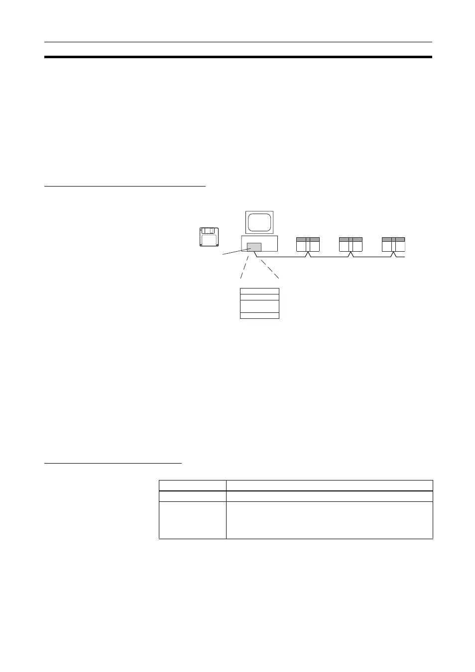 Transferring from a computer node, Data link table specifications | Omron CQM1H-CLK21 User Manual | Page 138 / 401