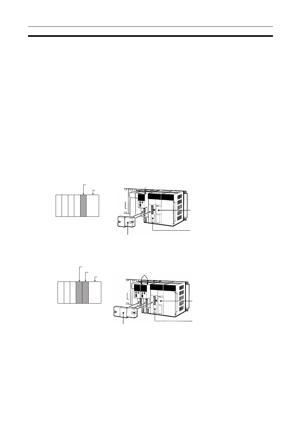 2-1 mounting controller link units, Mounting controller link units | Omron CQM1H-CLK21 User Manual | Page 82 / 401