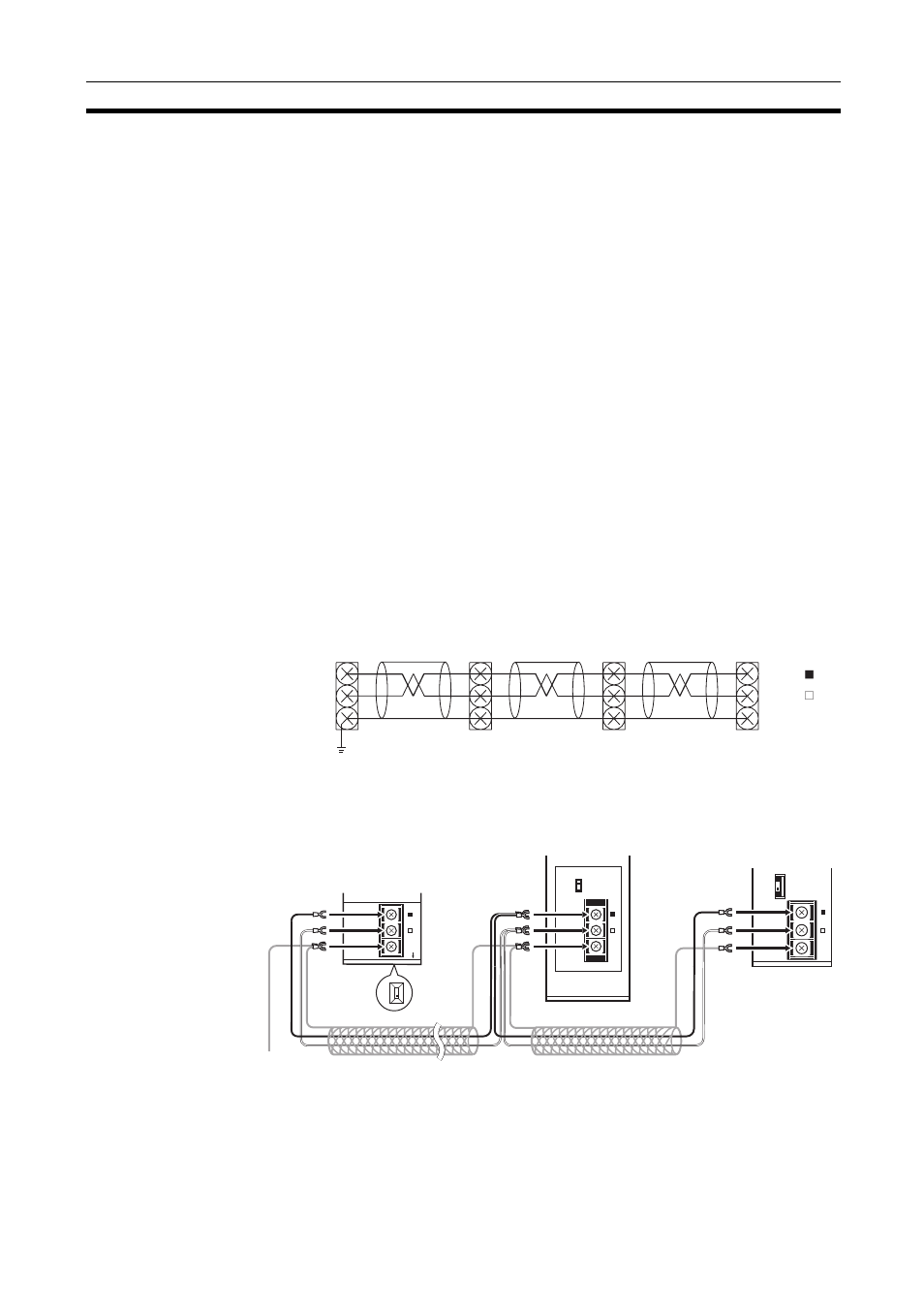 Connecting the shield line, Terminal block connections | Omron CQM1H-CLK21 User Manual | Page 90 / 401