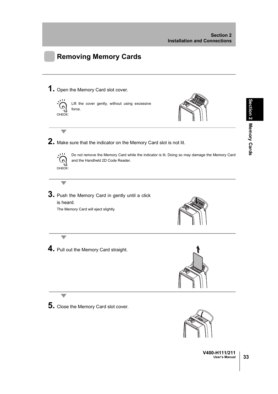 Omron V400-H111 User Manual | Page 34 / 93