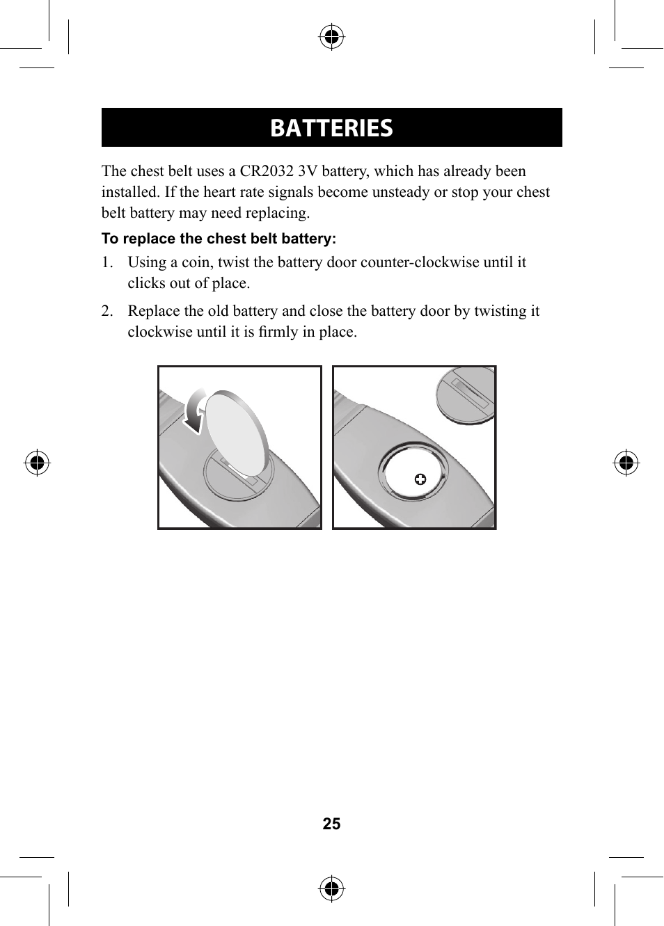 Batteries | Omron HR-310 User Manual | Page 25 / 32