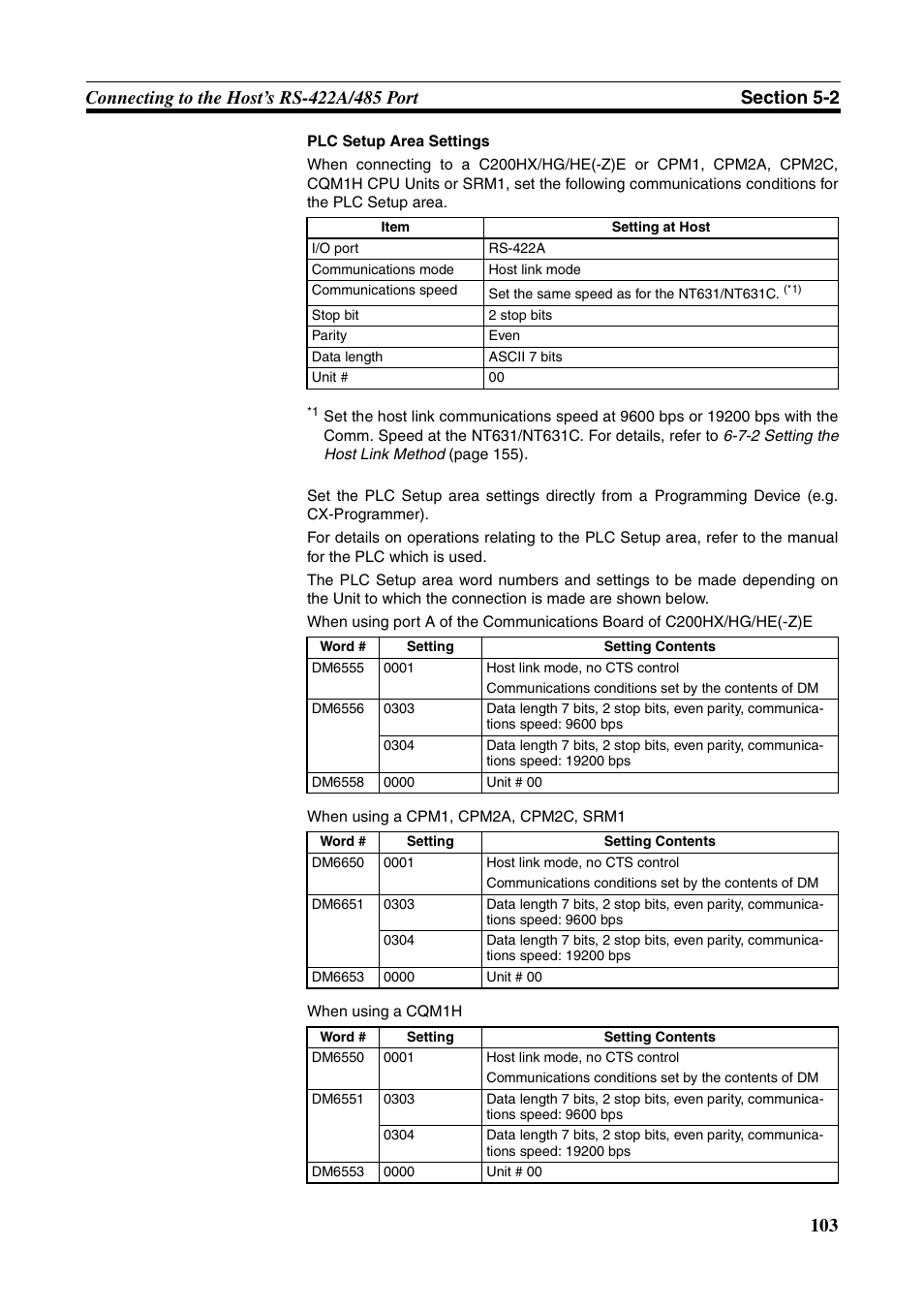 Omron Programmable Terminals NT631C User Manual | Page 120 / 315