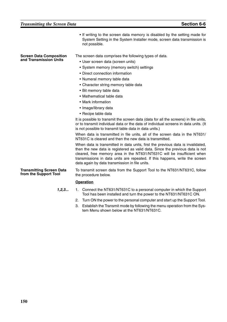 Omron Programmable Terminals NT631C User Manual | Page 167 / 315