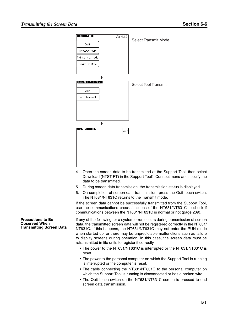 Omron Programmable Terminals NT631C User Manual | Page 168 / 315