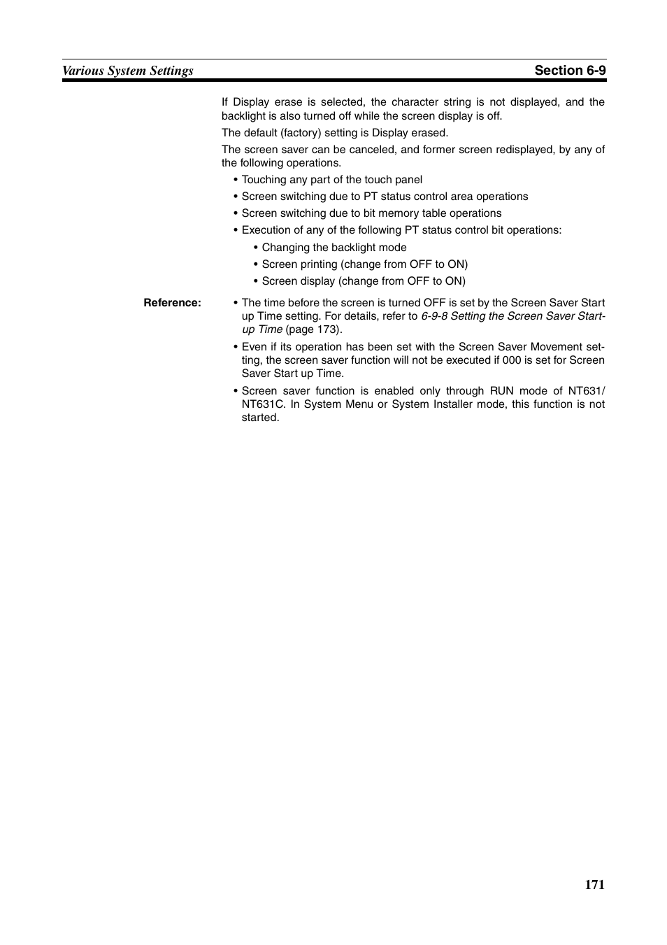Omron Programmable Terminals NT631C User Manual | Page 188 / 315