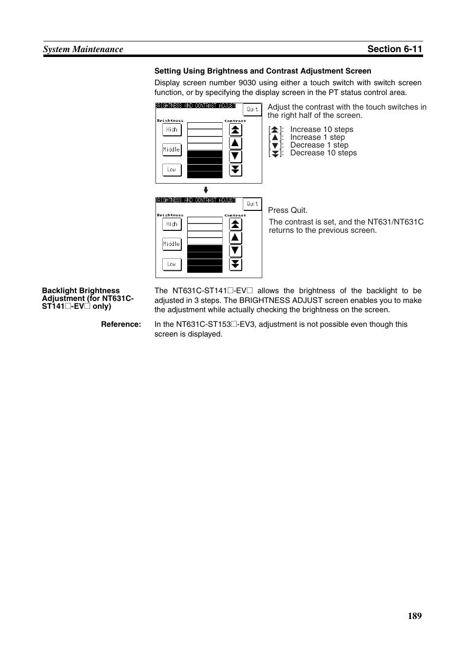 Omron Programmable Terminals NT631C User Manual | Page 206 / 315