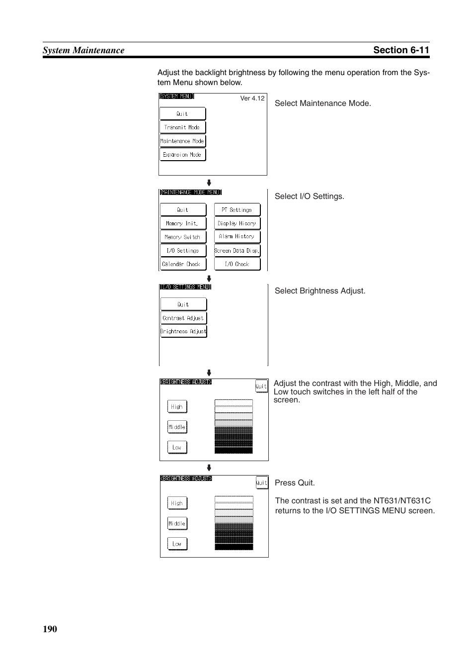 Omron Programmable Terminals NT631C User Manual | Page 207 / 315