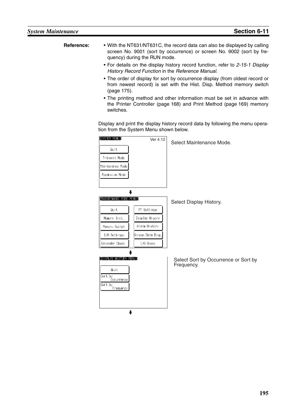 Omron Programmable Terminals NT631C User Manual | Page 212 / 315
