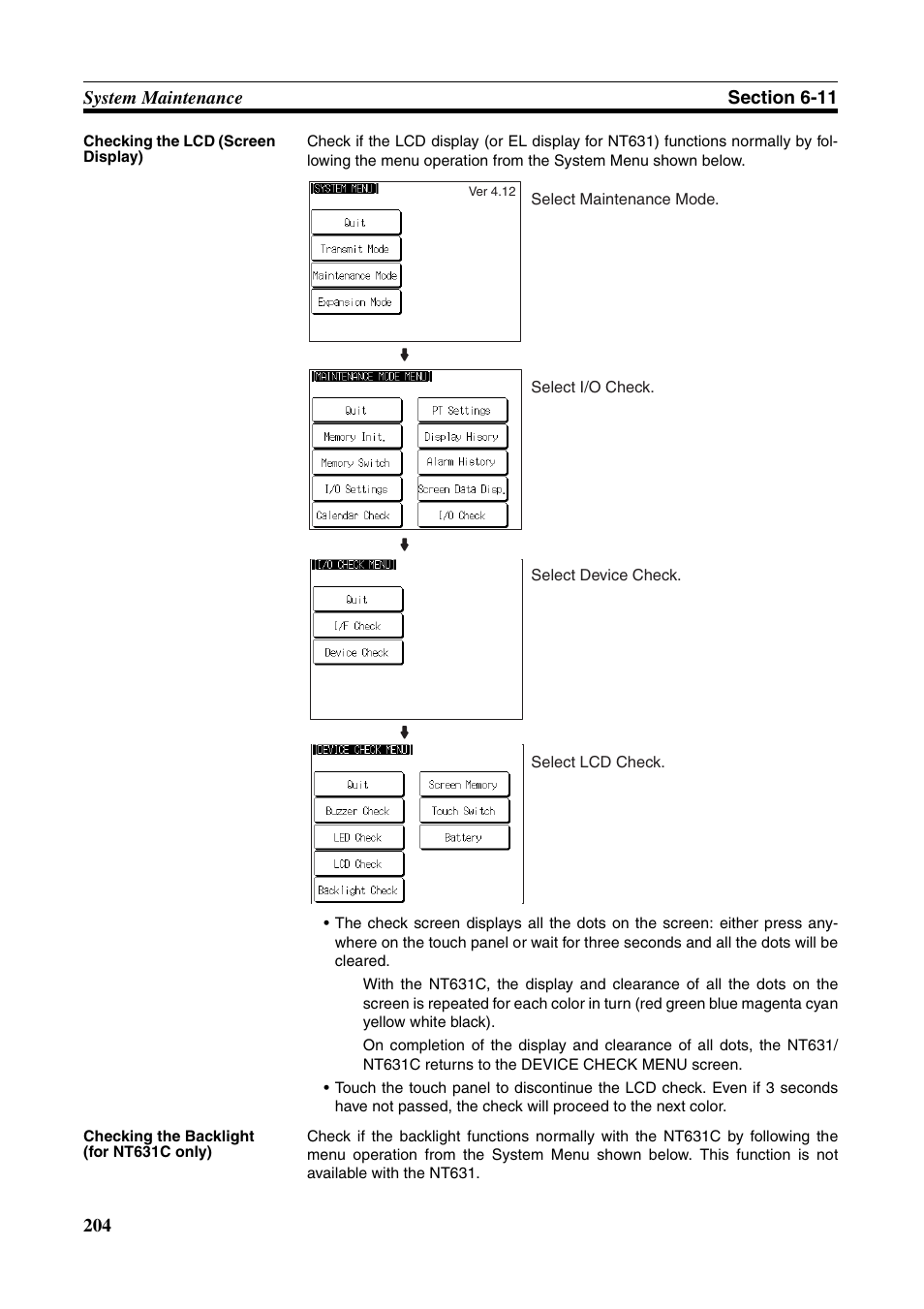 Omron Programmable Terminals NT631C User Manual | Page 221 / 315