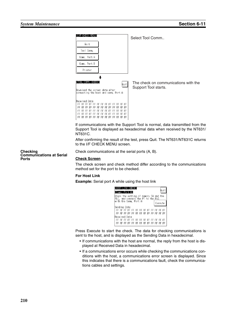 Omron Programmable Terminals NT631C User Manual | Page 227 / 315