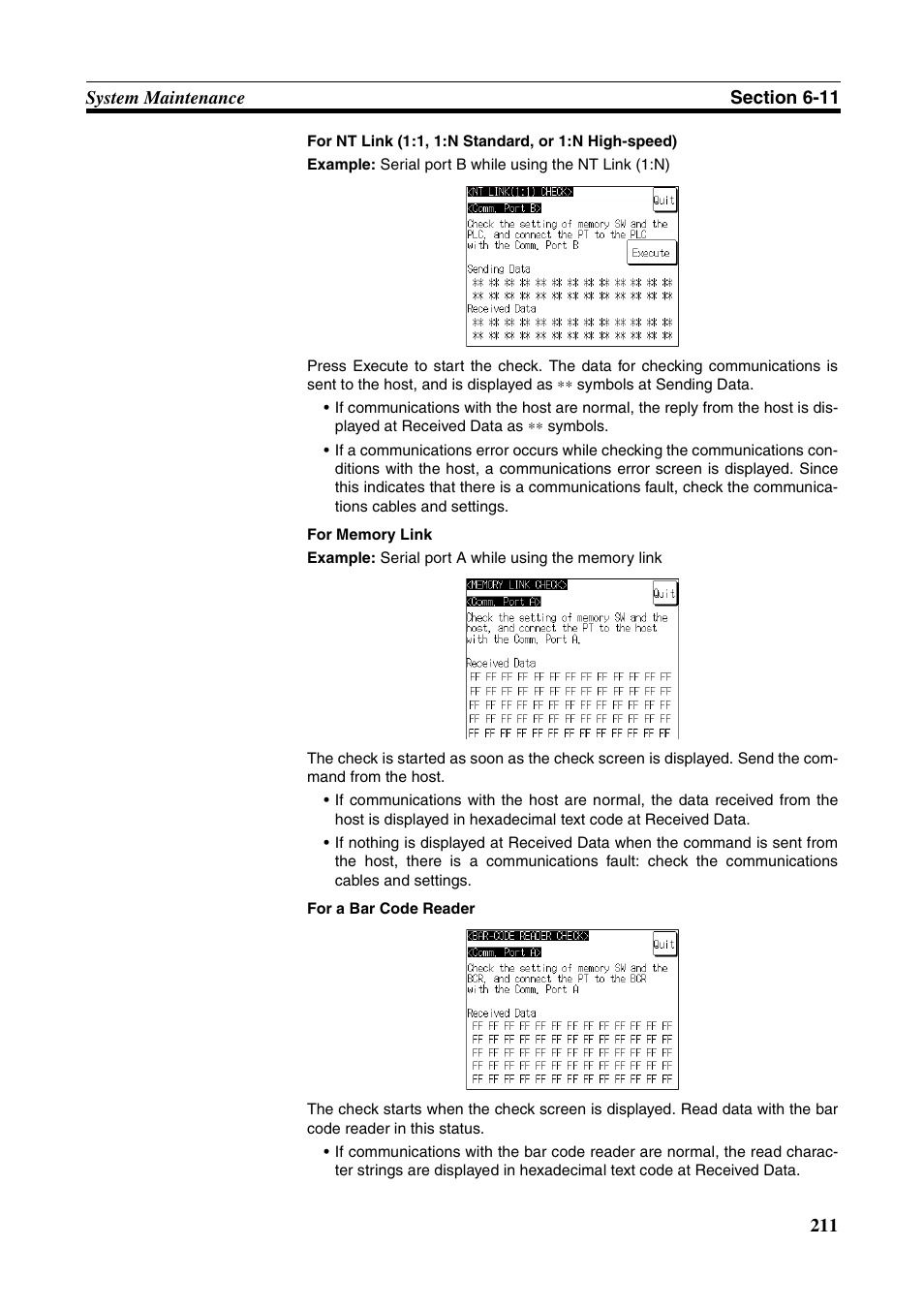 Omron Programmable Terminals NT631C User Manual | Page 228 / 315