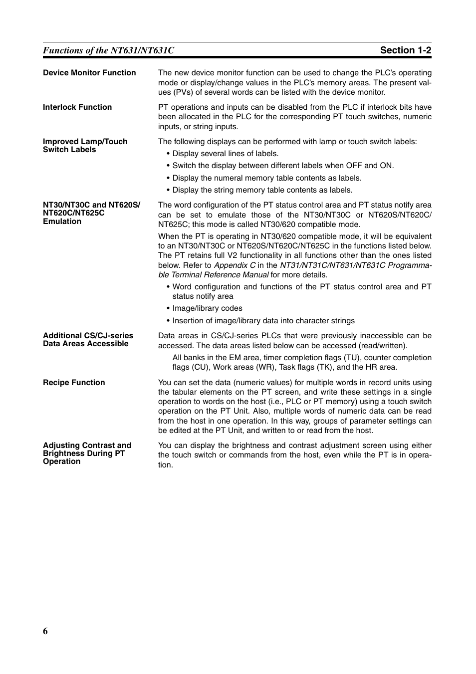 Omron Programmable Terminals NT631C User Manual | Page 23 / 315