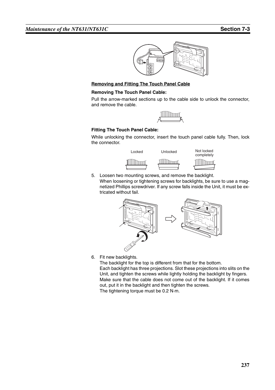 Omron Programmable Terminals NT631C User Manual | Page 254 / 315