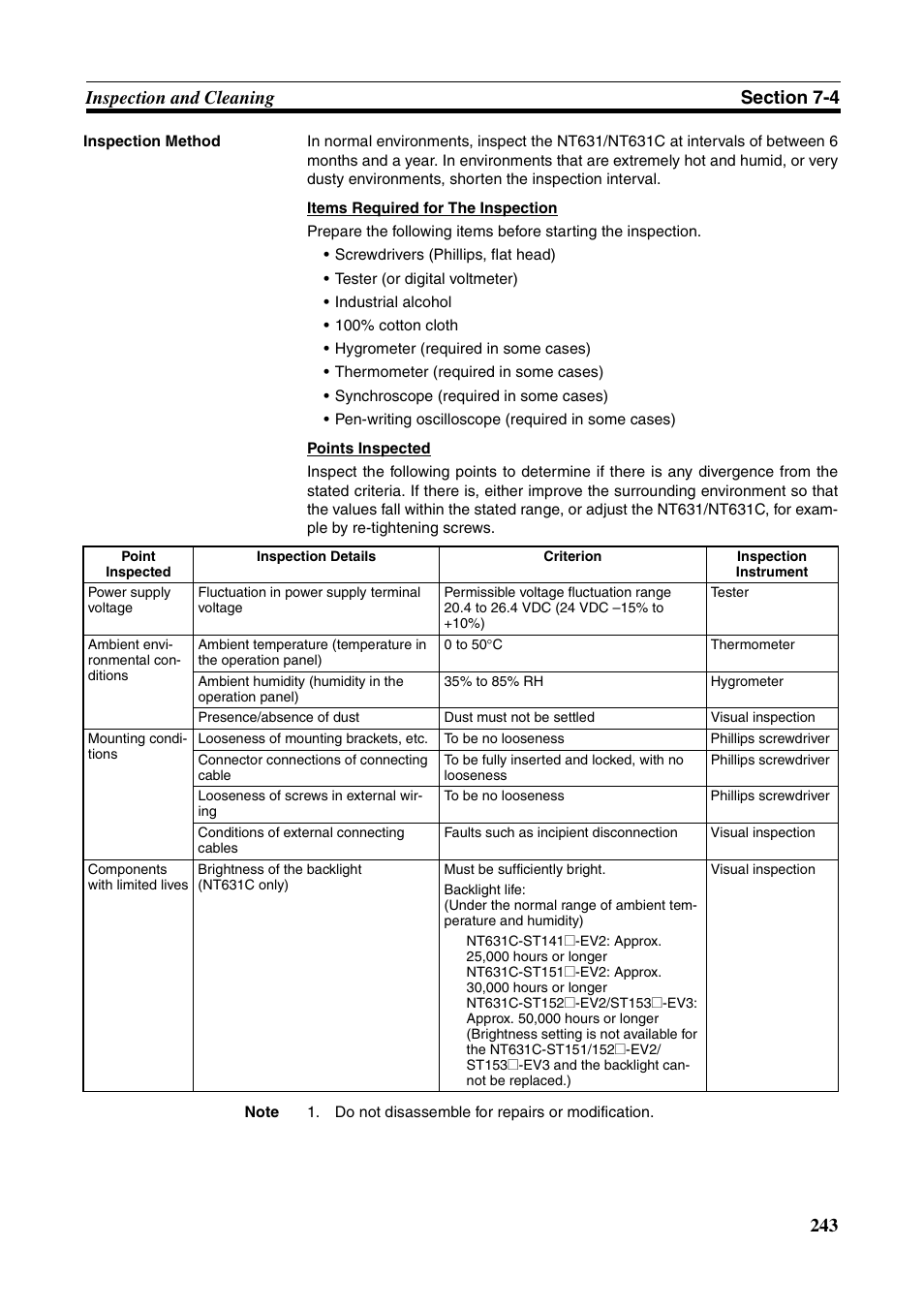 Omron Programmable Terminals NT631C User Manual | Page 260 / 315