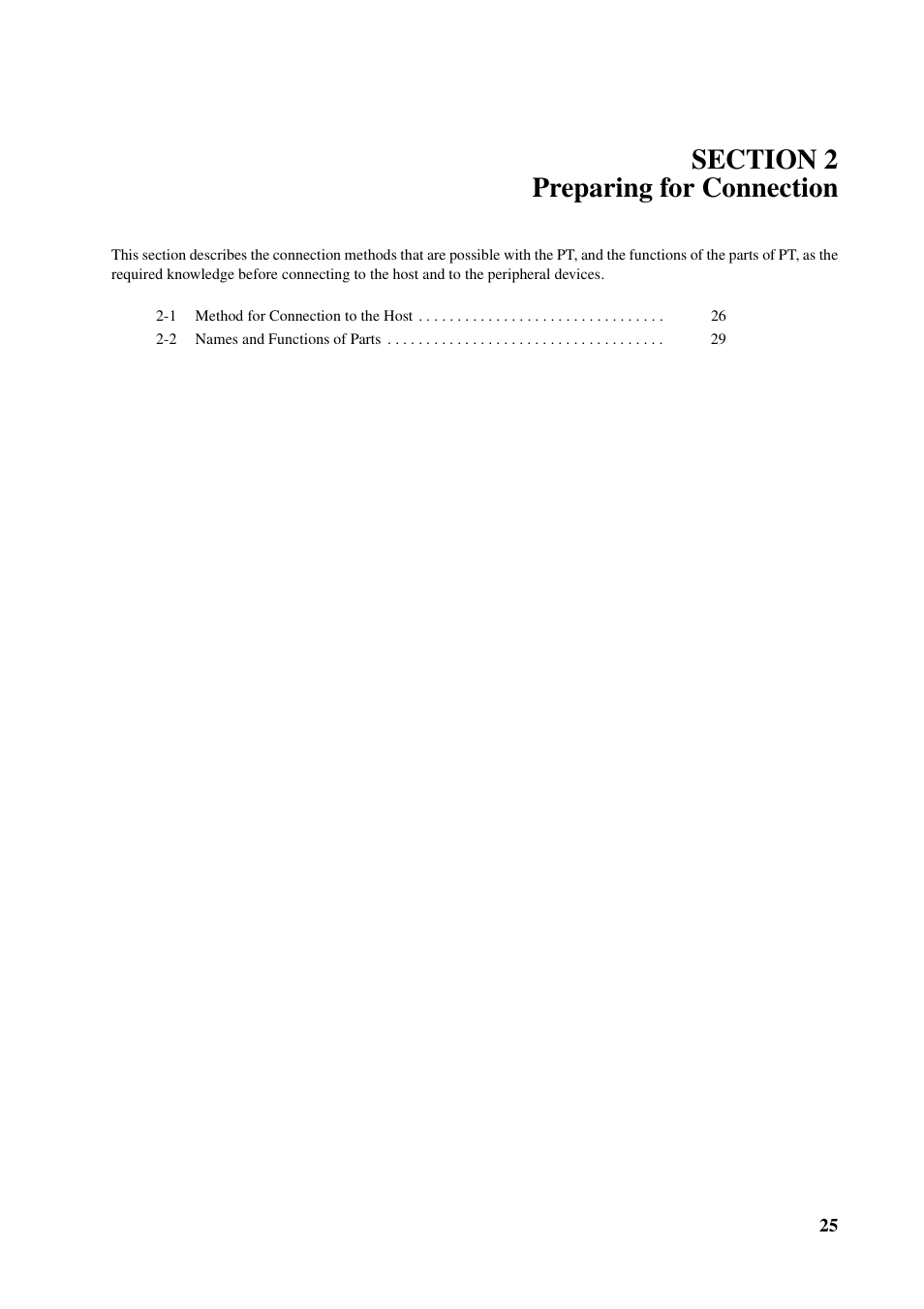 Section 2 preparing for connection | Omron Programmable Terminals NT631C User Manual | Page 42 / 315
