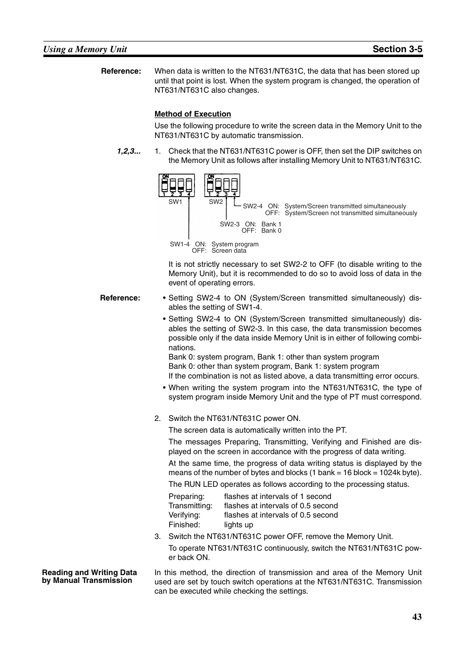 Omron Programmable Terminals NT631C User Manual | Page 60 / 315