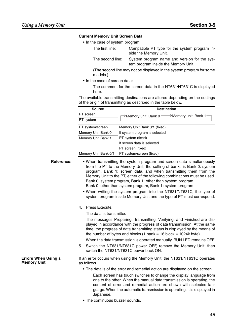 Omron Programmable Terminals NT631C User Manual | Page 62 / 315