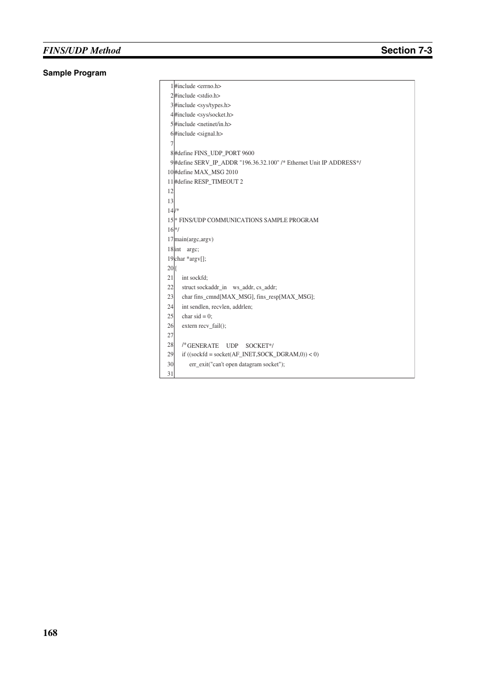 Omron CS CJ1W-ETN21 User Manual | Page 192 / 242