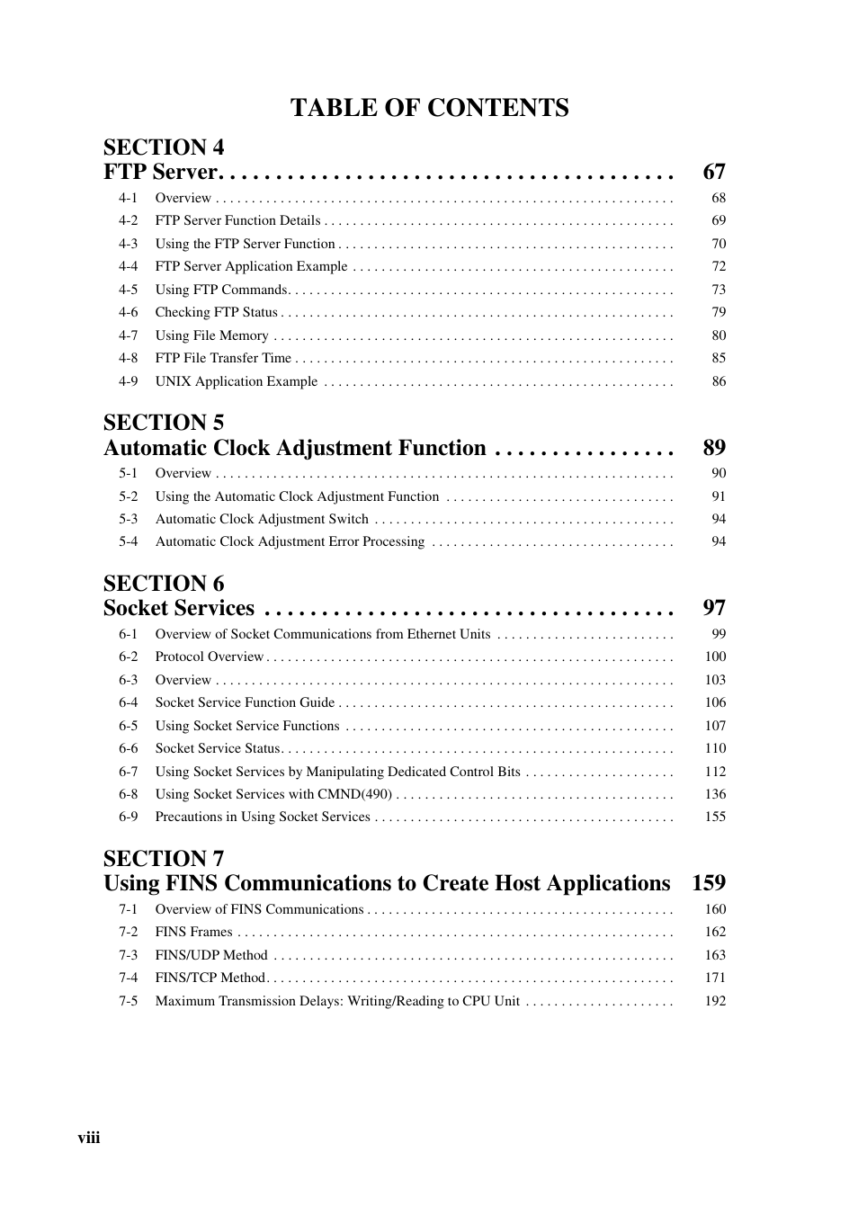 Omron CS CJ1W-ETN21 User Manual | Page 6 / 242