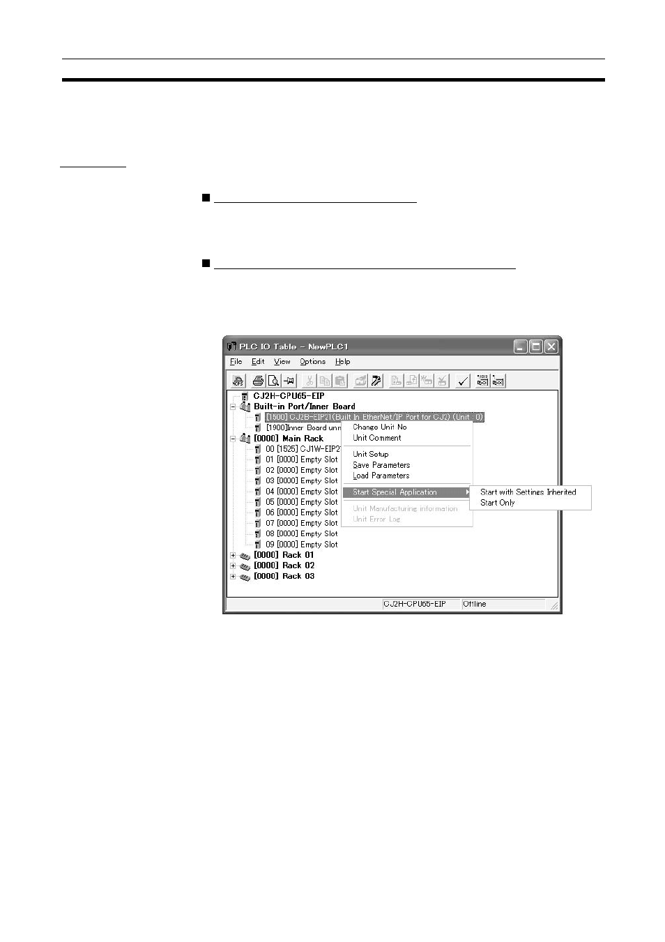 2 setting tag data links, 2-1 starting the network configurator, Setting tag data links | Starting the network configurator | Omron SYSMAC CJ1W-EIP21 User Manual | Page 147 / 464