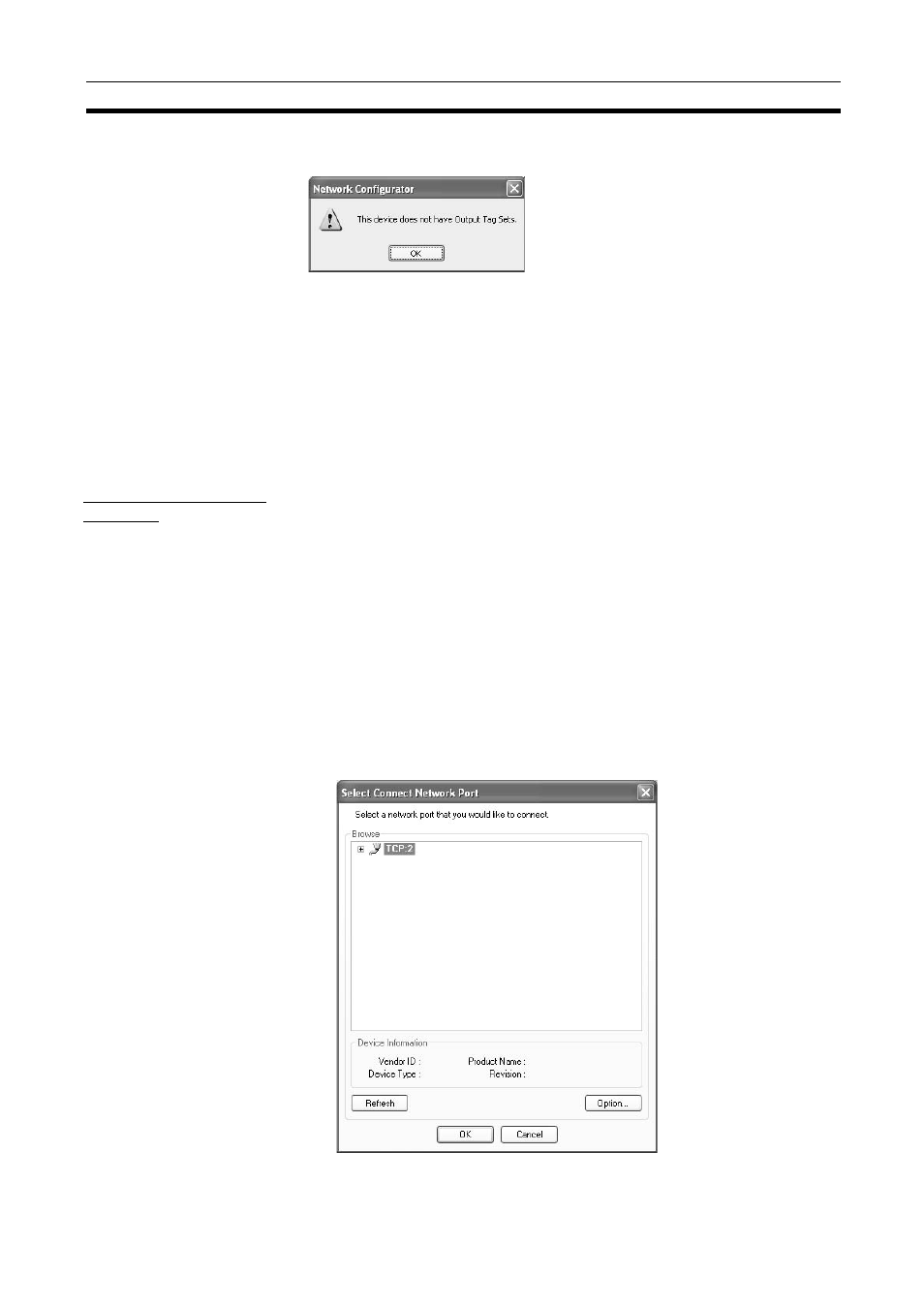 Connecting the network configurator to the network | Omron SYSMAC CJ1W-EIP21 User Manual | Page 187 / 464
