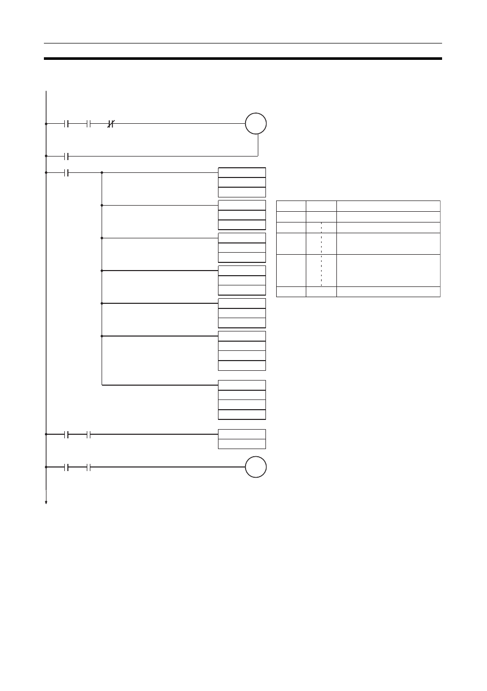 6-5 program example, Program example | Omron SYSMAC CJ1W-EIP21 User Manual | Page 256 / 464