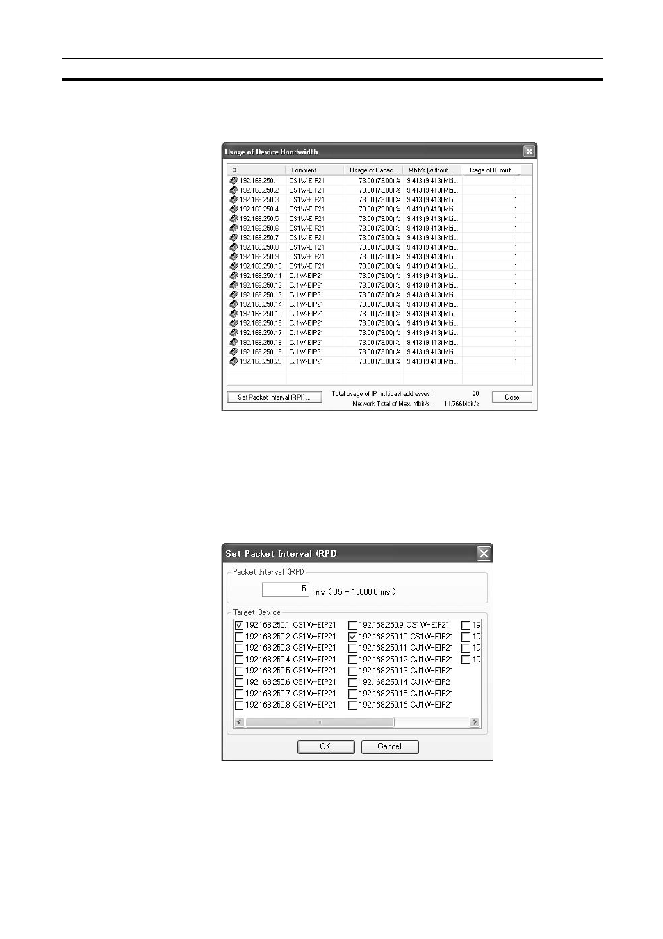 Omron SYSMAC CJ1W-EIP21 User Manual | Page 305 / 464