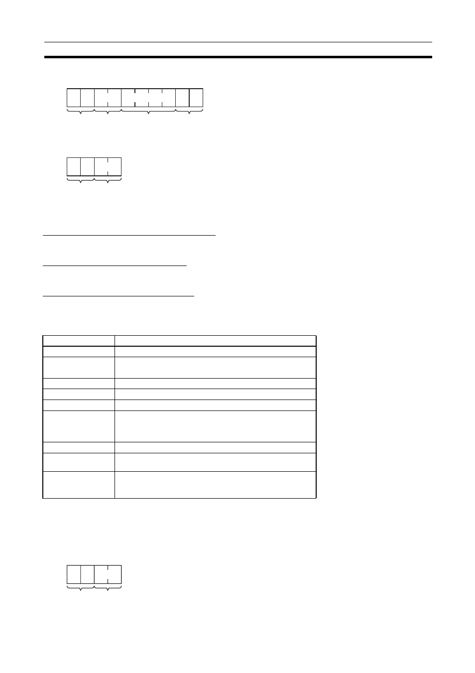 Fins/tcp connection status read, Command block response block parameters, Response codes | Command block, Fins/tcp connection no. (command), Remote ip address (command), Remote port number (command) | Omron SYSMAC CJ1W-EIP21 User Manual | Page 427 / 464