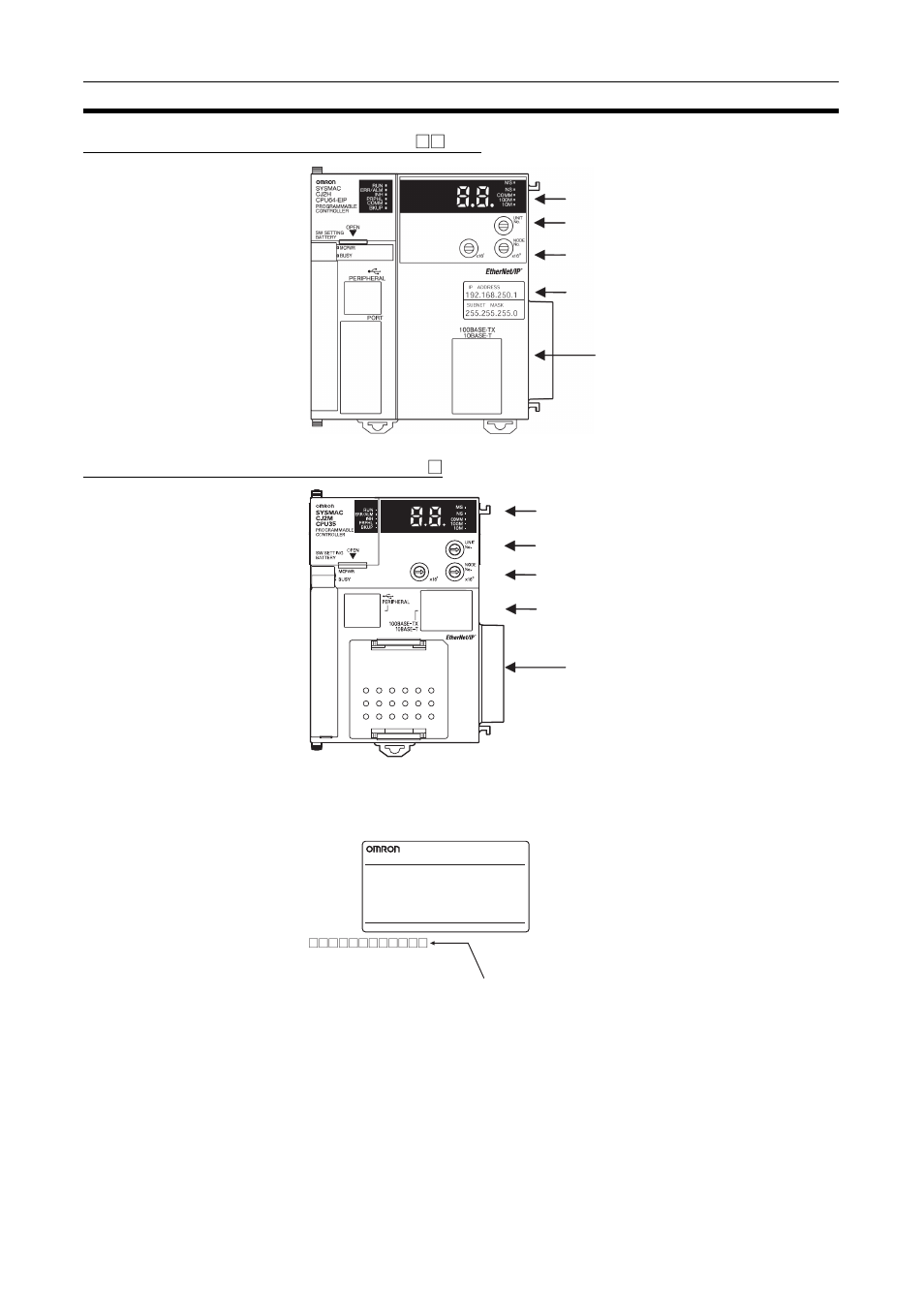Omron SYSMAC CJ1W-EIP21 User Manual | Page 48 / 464