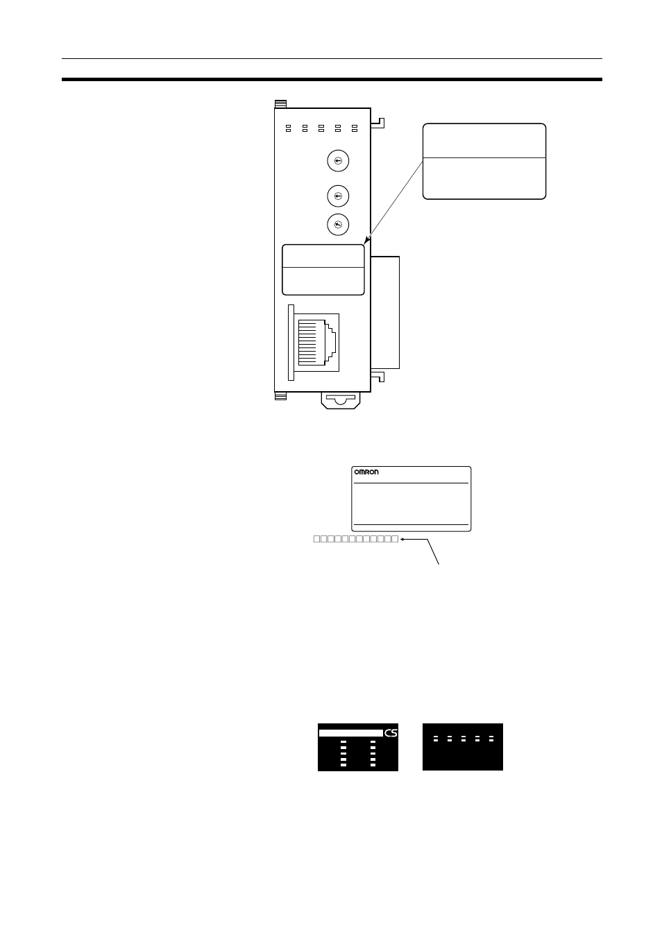 Indicators, 6-2 indicators, Ethernet address | Omron CS1W-ETN21 User Manual | Page 50 / 285