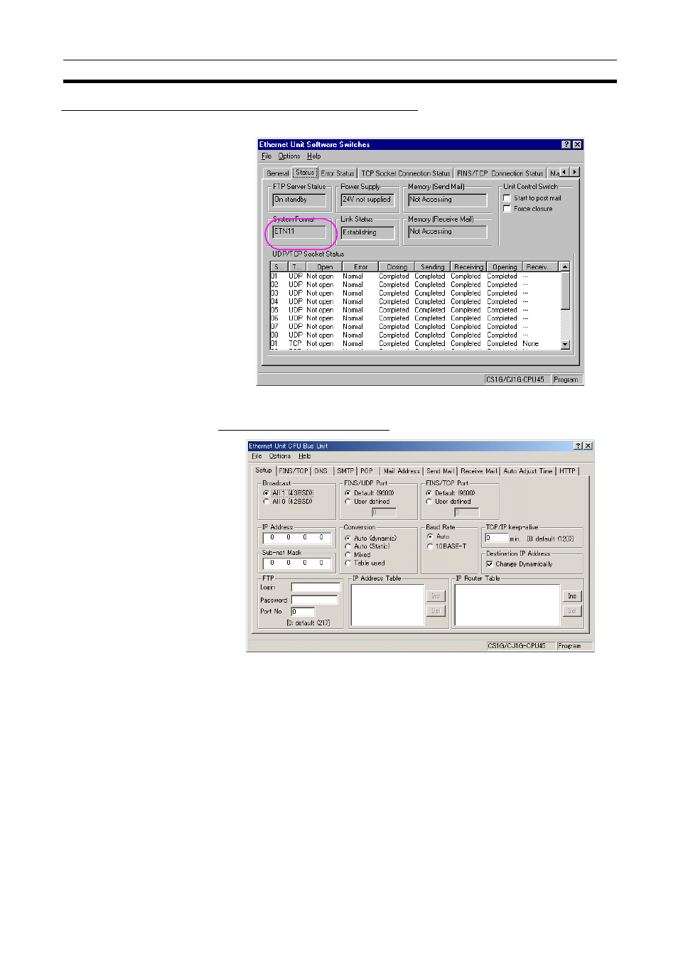 Omron CS1W-ETN21 User Manual | Page 80 / 285