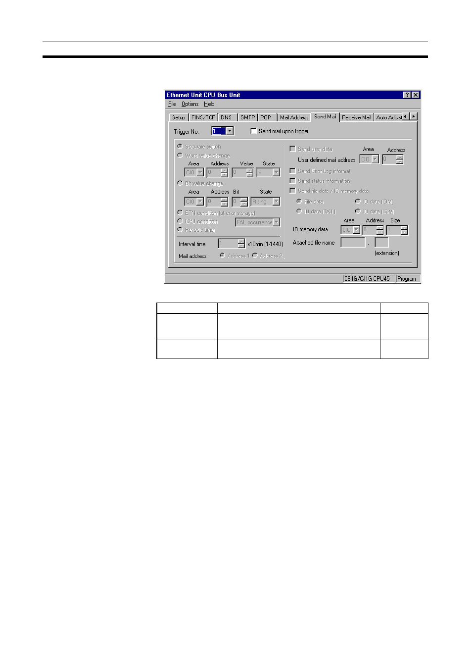 7 send mail, Send mail | Omron CS1W-ETN21 User Manual | Page 95 / 285