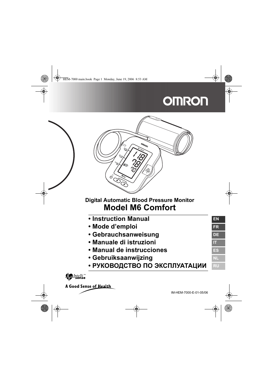 Omron M6 Comfort User Manual | 30 pages