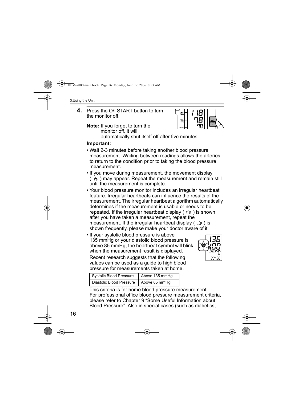 Omron M6 Comfort User Manual | Page 16 / 30