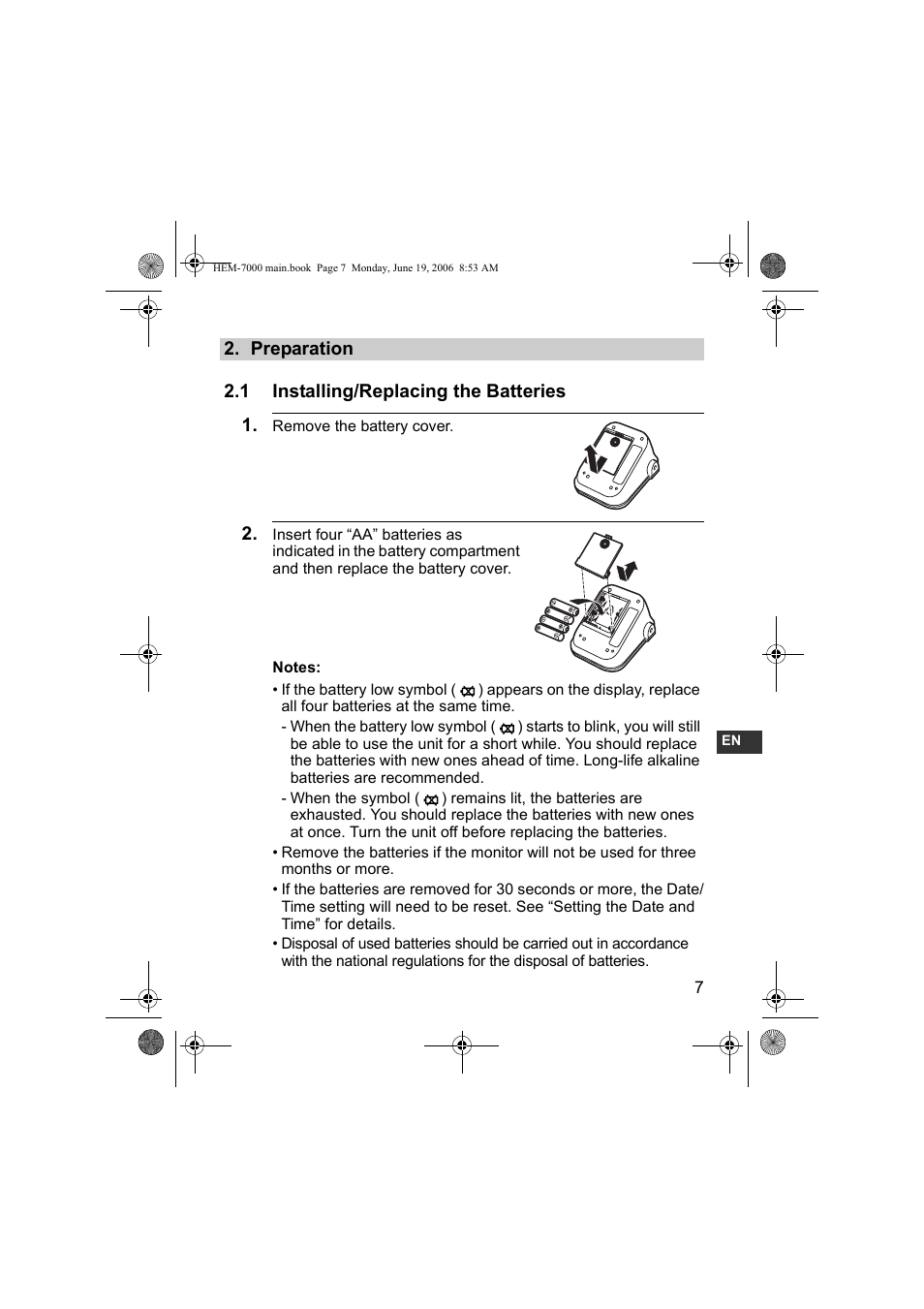 Omron M6 Comfort User Manual | Page 7 / 30