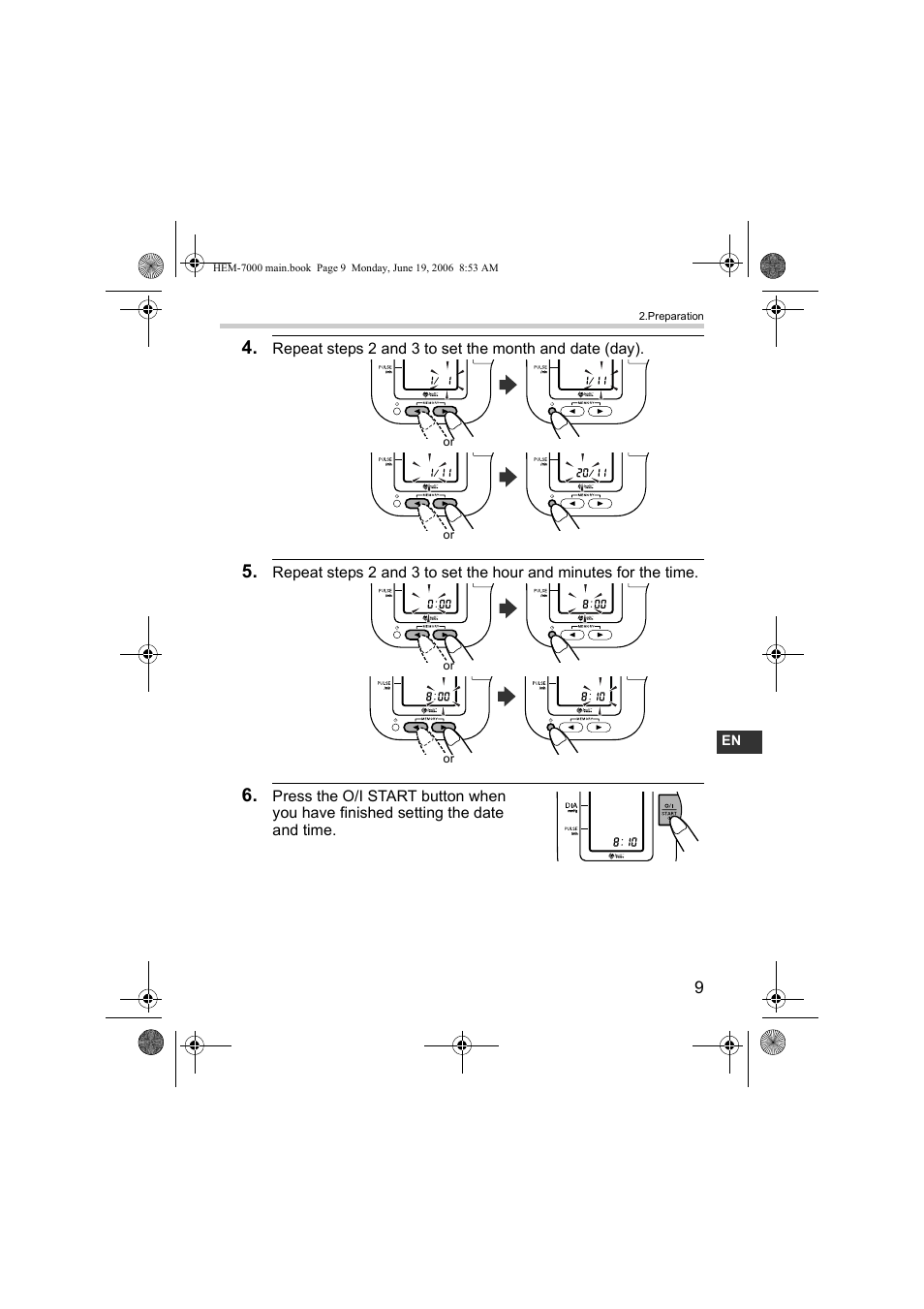 Omron M6 Comfort User Manual | Page 9 / 30