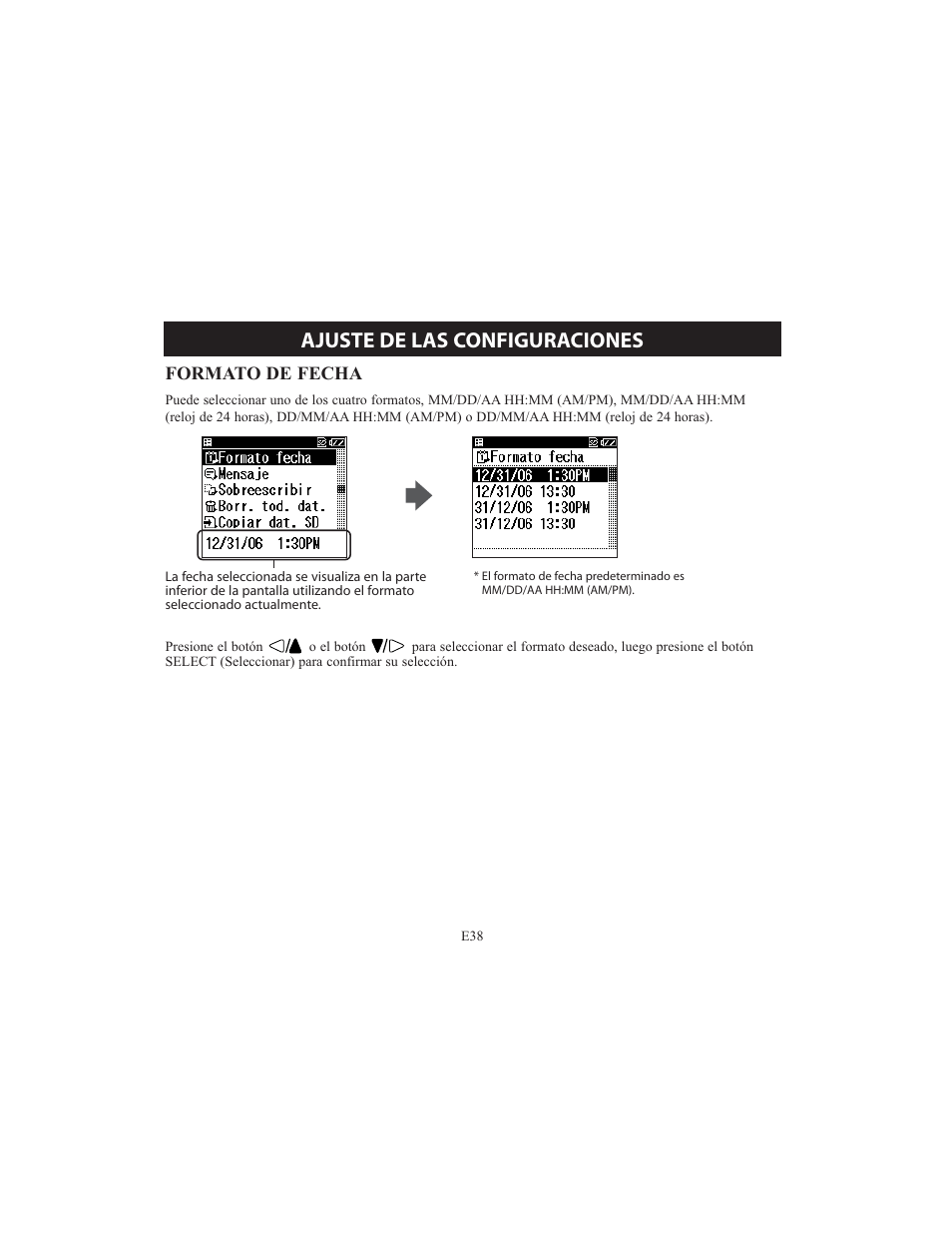 Ajuste de las configuraciones | Omron HCG-801 User Manual | Page 102 / 128