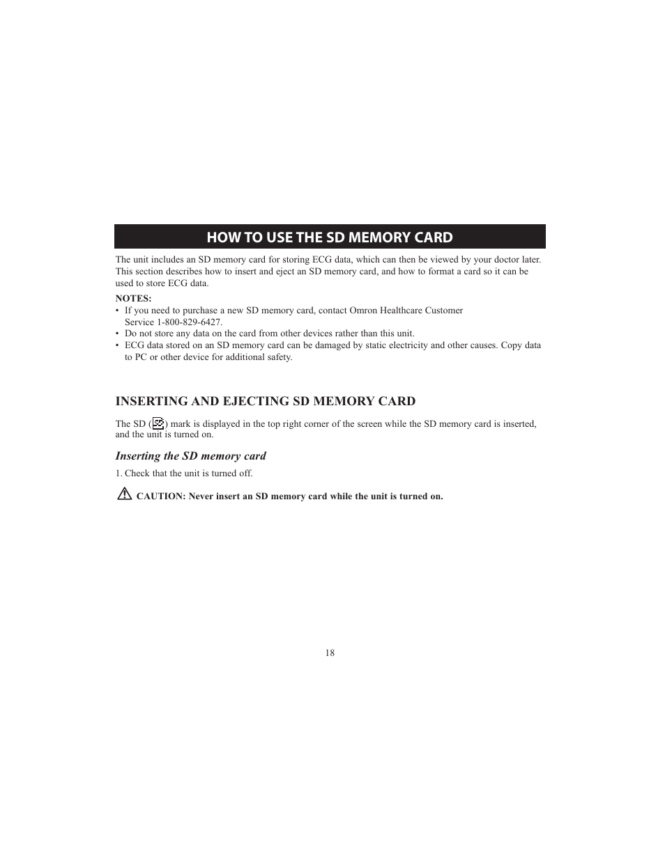 Omron HCG-801 User Manual | Page 18 / 128